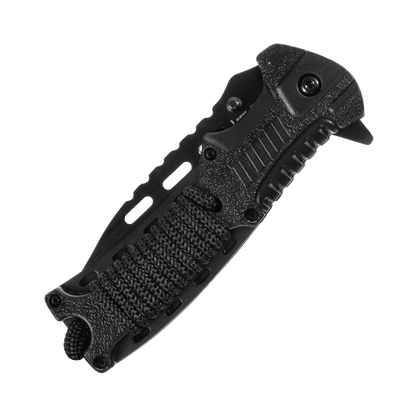 Mil-Tec Paracord folding knife with flint