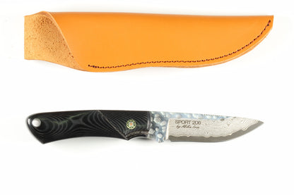 Mcusta SPORT 200 Black Micarta Damascus MC-232DB