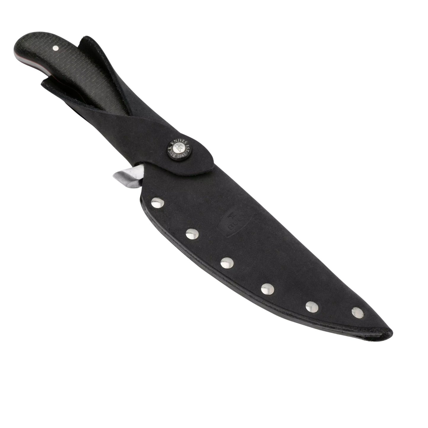 Buck AKONUA BLACK BURLAP MICARTA 402BKSLE - Limited Edition