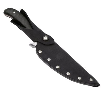 Buck AKONUA BLACK BURLAP MICARTA 402BKSLE - Limited Edition