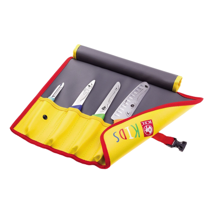 Icel - Children's knife set 4 pcs, with roller shutter