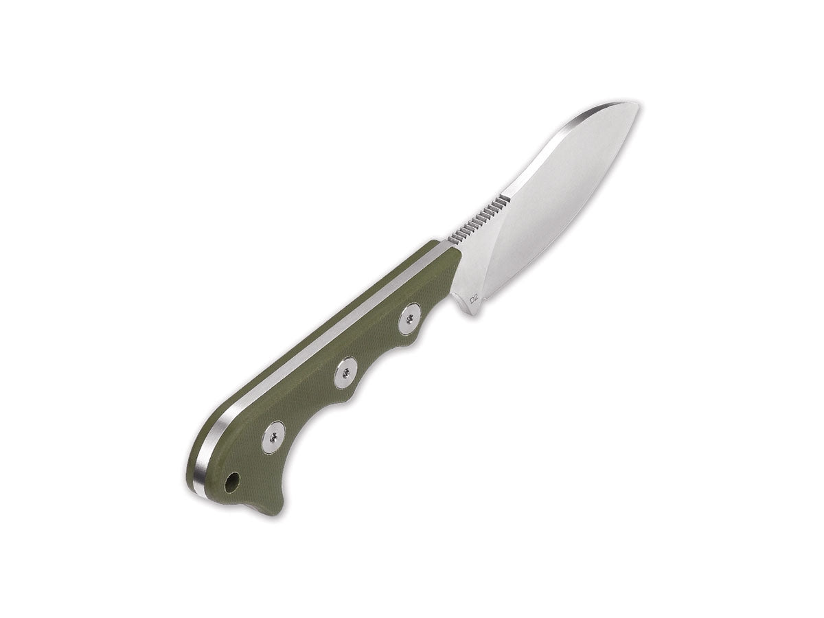 QSP Knife NECKMUK G-10 QS125-C Green