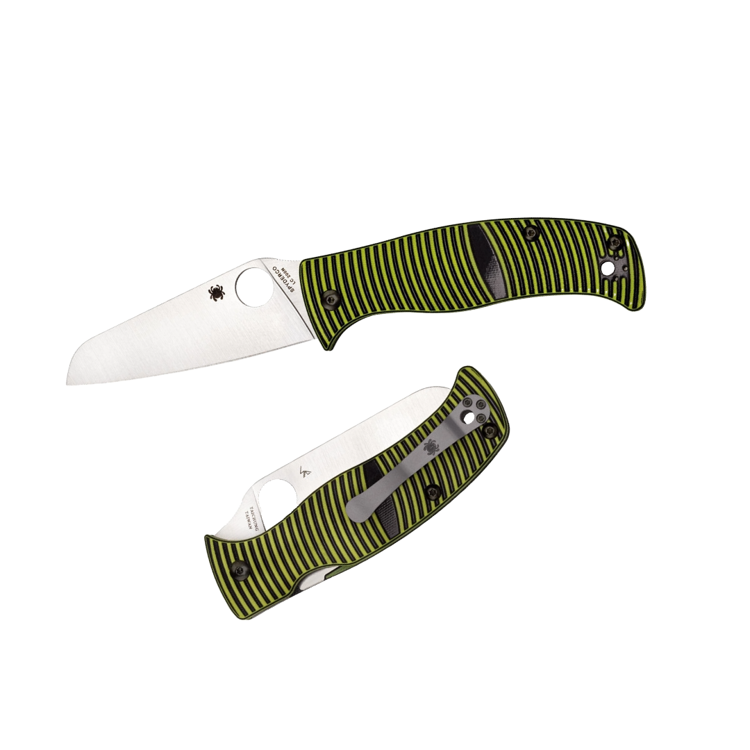 Spyderco CARIBBEAN G-10/LC200N PLAIN SHEEPFOOT C217GPSF