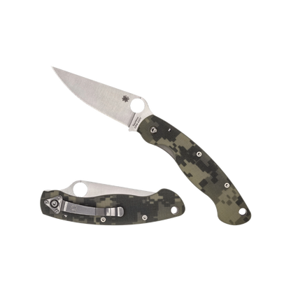 Spyderco MILITARY G-10 CAMO PLAIN C36GPCMO2