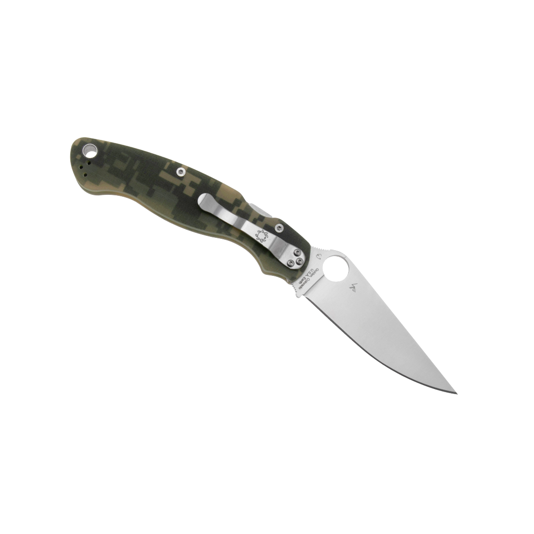 Spyderco MILITARY G-10 CAMO PLAIN C36GPCMO2