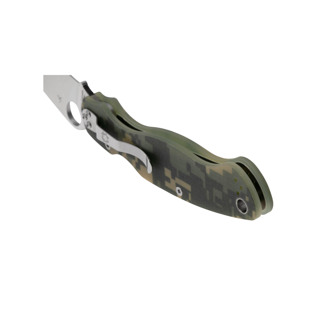 Spyderco MILITARY G-10 CAMO PLAIN C36GPCMO2