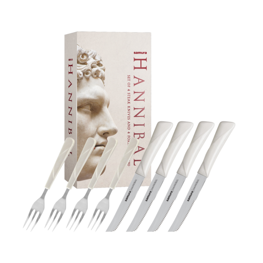 Samura HANNIBAL SET 8 - 4 Steak Knives & 4 Forks