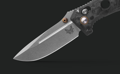 Benchmade MINI ADAMAS | MARBLED CARBON FIBER